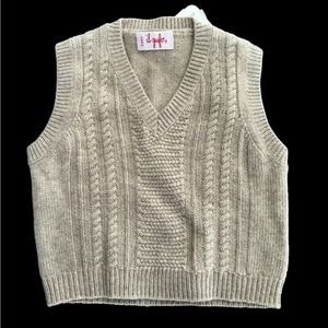 Il GUFO**Cashmere Blend Baby Boy Vest***Size 3 mo. $169